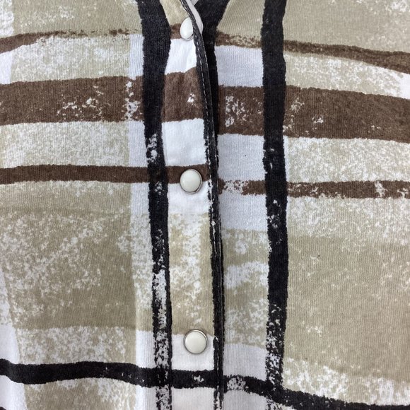 David Cline Button Front Plaid Shirt - Picture 4 of 7